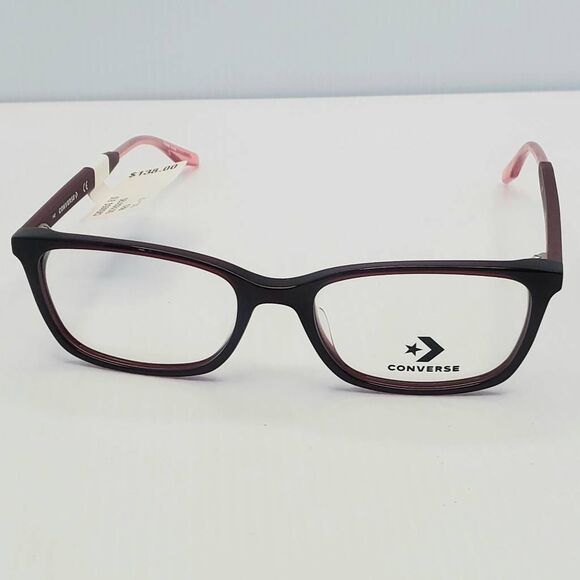 New Converse Women’s Eyeglasses CV5005 610 Burgundy/Pink 51-17-140 - Picture 1 of 6